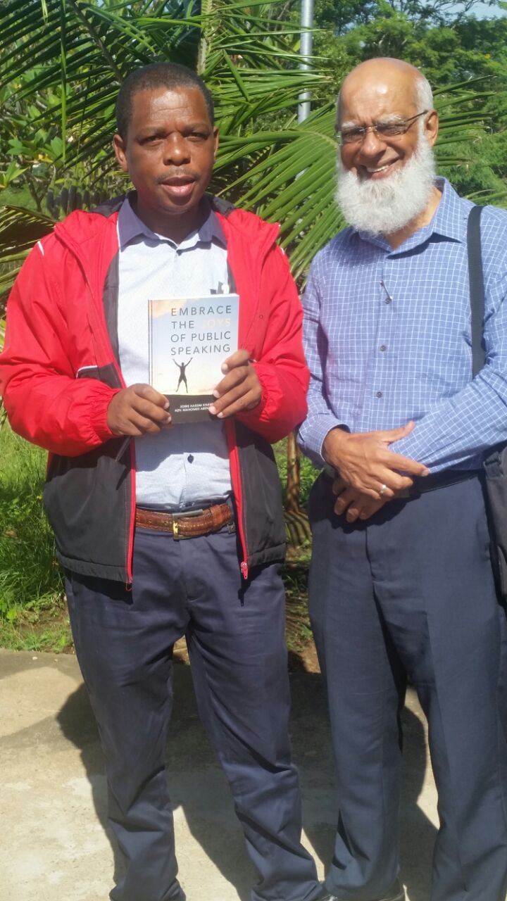 Riverdene Secondary School with Principal